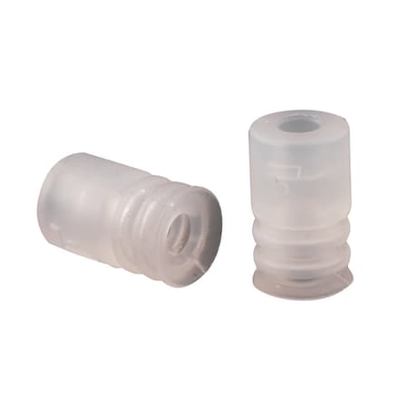 Fipa Bellows vacuum cup diam. 9 mm, Silicone transparent 21.009.148.2